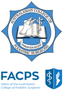 Australasian College of Podiatric Surgeons and FACPS Fellow of the Australasian College of Podiatric Surgeons logos